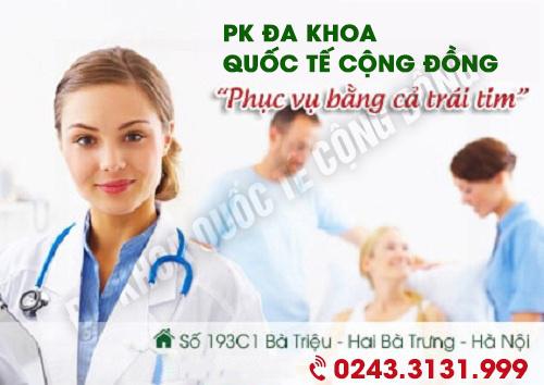 chữa trĩ nội tại Phòng khám Đa Khoa Quốc Tế Cộng Đồng 